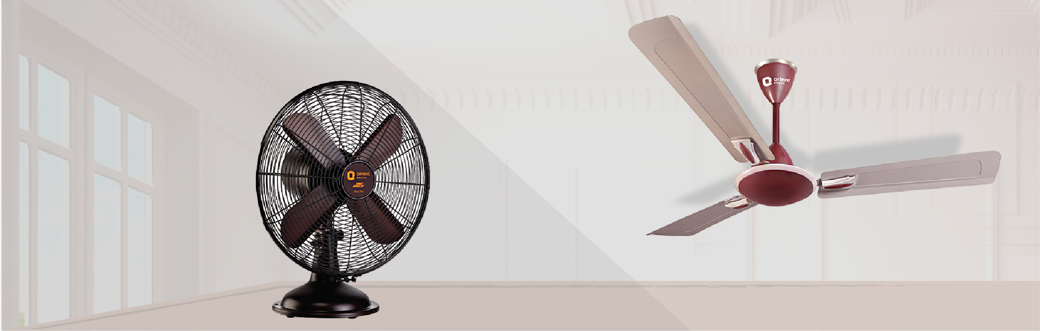 Advantages of ceiling fans and table fans